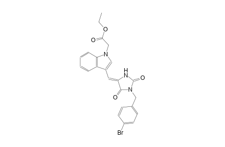 ethyl (3-{(Z)-[1-(4-bromobenzyl)-2,5-dioxo-4-imidazolidinylidene]methyl}-1H-indol-1-yl)acetate