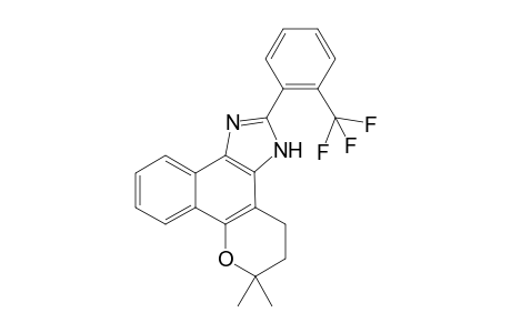 4,5-Dihydro-6,6-dimethyl-6H-2-(2'-trifluoromethylphenyl)-pyran[b-4,3]naphth[1,2-d] imidazole