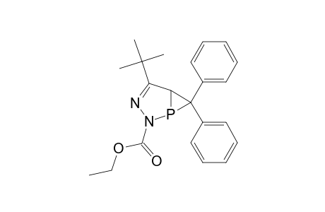 2-ETHOXYCARBONYL-4-(TERT.-BUTYL)-6,6-DIPHENYL-2,3-DIAZA-1-PHOSPHABICYCLO-[3.1.0]-HEX-3-ENE