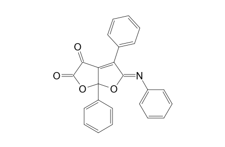5,6a-dihydro-5-(phenylimino)-4,6a-diphenylfuro[2,3-b]furan-2,3-dione
