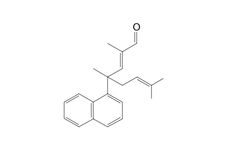 (E)-2,4,7-Trimethyl-4-(naphthalen-1-yl)oct-2,6-dienal