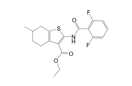 ethyl 2-[(2,6-difluorobenzoyl)amino]-6-methyl-4,5,6,7-tetrahydro-1-benzothiophene-3-carboxylate