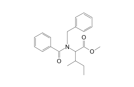 2-[benzoyl(benzyl)amino]-3-methyl-valeric acid methyl ester
