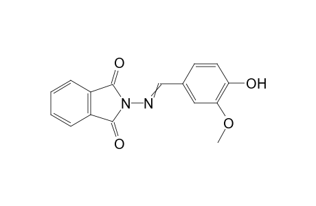 2-[(4-Hydroxy-3-methoxybenzylidene)amino]-1H-isoindole-1,3(2H)-dione