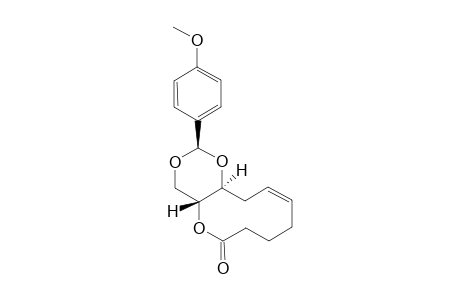 (2R,4aR,12aS)-2-(4-Methoxyphenyl)-4a,7,8,9,12,12a-hexahydrooxecino[10,9-e]-1,3-dioxin-6-one
