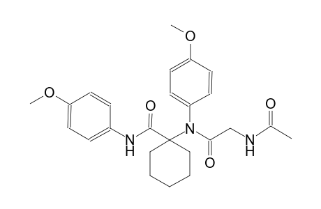N-(4-methoxyphenyl)-N-{1-[2-(4-methoxyphenyl)acetyl]cyclohexyl}-4-oxopentanamide