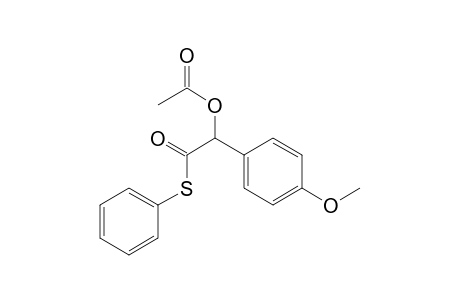 [(Phenylthio)carbonyl](4-methoxyphenyl)methyl acetate