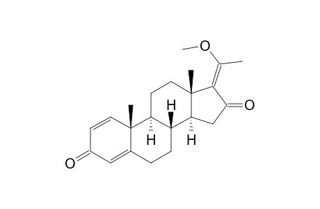 DEHYDRO-GUGGULSTERONE-M;20-METHOXY-1,4,17(20)-E-PREGNATRIENE-3,16-DIONE