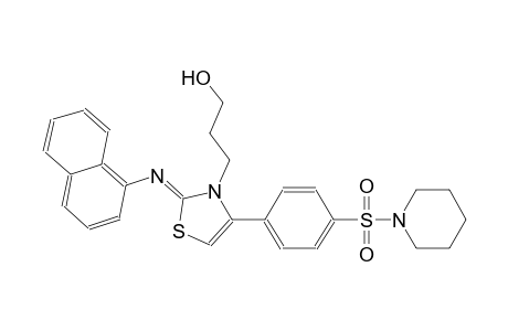 3-thiazolepropanol, 2,3-dihydro-2-(1-naphthalenylimino)-4-[4-(1-piperidinylsulfonyl)phenyl]-, (2Z)-