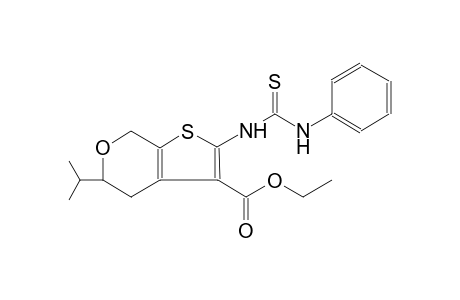 ethyl 2-[(anilinocarbothioyl)amino]-5-isopropyl-4,7-dihydro-5H-thieno[2,3-c]pyran-3-carboxylate