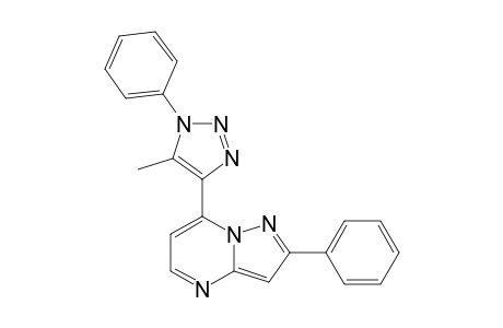 7-(5-Methyl-1-phenyl-1H-1,2,3-triazol-4-yl)-2-phenylpyrazolo[1,5-a]pyrimidine