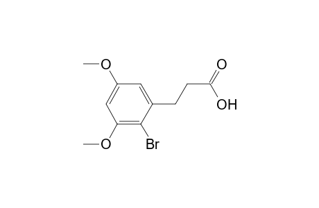 Benzenepropanoic acid, 2-bromo-3,5-dimethoxy-