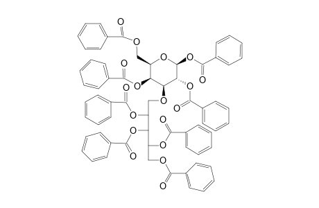 Octa-O-benzoyl-3-O-(.beta.-D-galactopyranosyl)-D-arabinitol