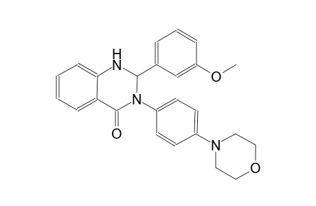 4(1H)-quinazolinone, 2,3-dihydro-2-(3-methoxyphenyl)-3-[4-(4-morpholinyl)phenyl]-