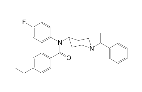 4-Ethyl-N-4-fluorophenyl-N-[1-(1-phenylethyl)piperidin-4-yl]benzamide