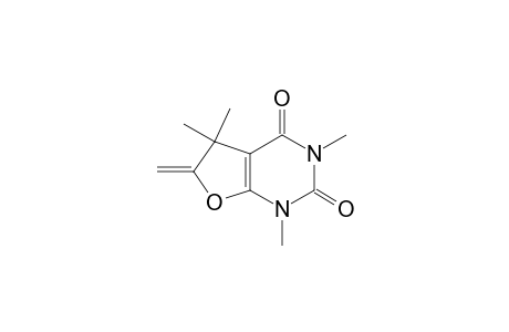 1,3,5,5-tetramethyl-6-methylene-furo[2,3-d]pyrimidine-2,4-dione