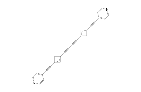 4-[2-[1-[4-[3-(2-pyridin-4-ylethynyl)-1-bicyclo[1.1.1]pentanyl]buta-1,3-diynyl]-3-bicyclo[1.1.1]pentanyl]ethynyl]pyridine