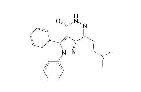 7-(.beta.-dimethylaminovinyl)-2,3-diphenyl-4-oxo-2H,5H-pyrazolo[3,4-d]pyridazineenamine