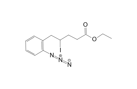 Ethyl 5-(2-azidophenyl)-4-iodopentanoate