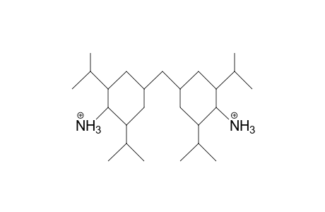 Methylene-bis(3,5-diisopropyl-4-ammonio-cylohexane) dication