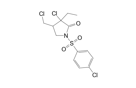 3-Chloro-4-(chloromethyl)-3-ethyl-1-(4-chlorophenylsulfonyl)pyrrolidin-2-one