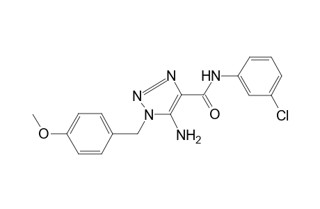 5-Amino-N-(3-chlorophenyl)-1-p-anisyl-triazole-4-carboxamide