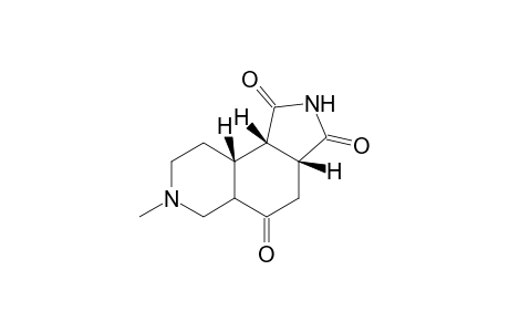 2-Methylpyrrolidino[4,3-f]perhydroisoquinoline-5,7,9-trione