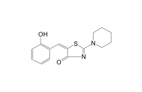 (5E)-5-(2-hydroxybenzylidene)-2-(1-piperidinyl)-1,3-thiazol-4(5H)-one