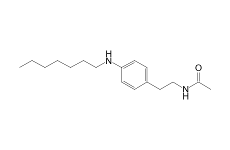 Acetamide, N-[2-[4-(heptylamino)phenyl]ethyl]-