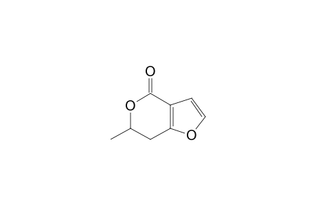 4H-Furo[3,2-c]pyran-4-one, 6,7-dihydro-6-methyl-