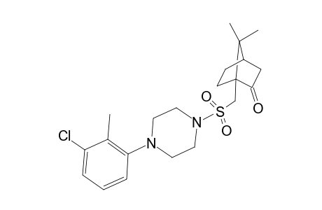 Bicyclo[2.2.1]heptan-2-one, 1-[[[4-(3-chloro-2-methylphenyl)-1-piperazinyl]sulfonyl]methyl]-7,7-dimethyl-