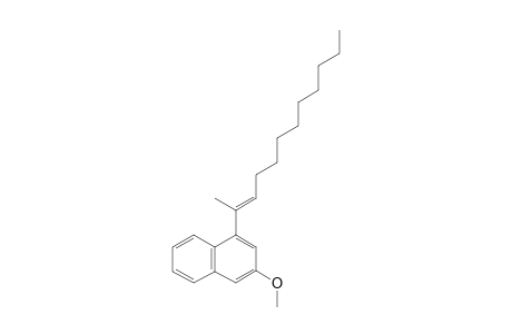 (E)-1-(dodec-2-en-2-yl)-3-methoxynaphthalene