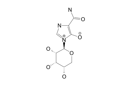 4-CARBAMOYL-1-(BETA-D-RIBOPYRANOSYL)-IMIDAZOLIUM-5-OLATE