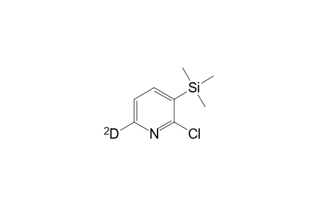 2-Chloro-[6-2H]-3-pyridyl(trimethyl)silane