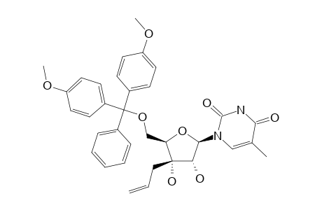 1-[3-C-ALLYL-5-O-(4,4'-DIMETHOXYTRITYL)-BETA-D-RIBOFURANOSYL]-THYMINE