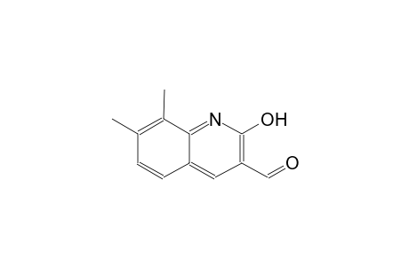 2-hydroxy-7,8-dimethyl-3-quinolinecarbaldehyde