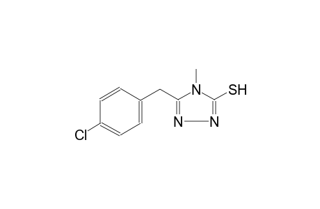 4H-1,2,4-triazole-3-thiol, 5-[(4-chlorophenyl)methyl]-4-methyl-