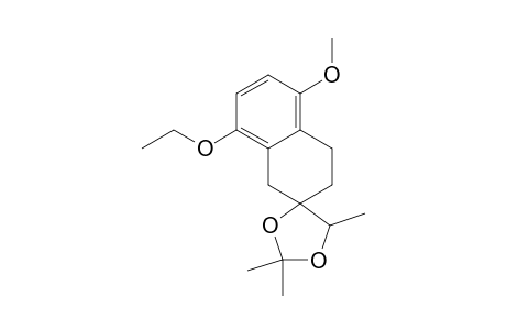 (+/-)-8'-ETHOXY-5'-METHOXY-2,2,5-TRIMETHYL-3',4'-DIHYDROSPIRO-[1,3-DIOXOLAN-4,2'(1'H)-NAPHTHALENE]