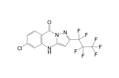 6-Chloro-2-(perfluoropropyl)-4H-pyrazolo[5,1-b]quinazolin-9-one
