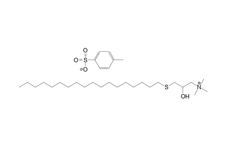 2-hydroxy-N,N,N-trimethyl-3-(octadecylsulfanyl)-1-propanaminium 4-methylbenzenesulfonate
