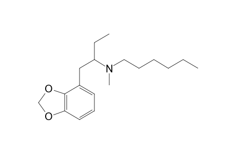 N-Hexyl-N-methyl-1-(2,3-methylenedioxyphenyl)butan-2-amine