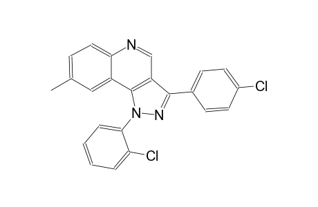 1H-pyrazolo[4,3-c]quinoline, 1-(2-chlorophenyl)-3-(4-chlorophenyl)-8-methyl-