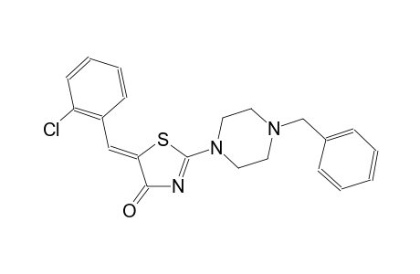 (5Z)-2-(4-benzyl-1-piperazinyl)-5-(2-chlorobenzylidene)-1,3-thiazol-4(5H)-one