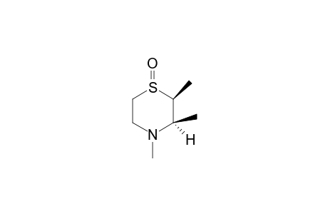 N,2,3-Trimethyl-1,4-thiazane S-dioxide
