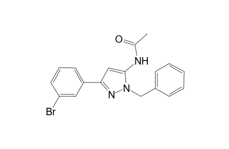 N-[1-benzyl-3-(3-bromophenyl)-1H-pyrazol-5-yl]acetamide