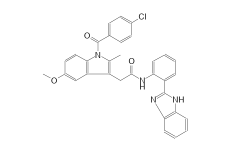 N-[2-(1H-benzimidazol-2-yl)phenyl]-2-[1-(4-chlorobenzoyl)-5-methoxy-2-methyl-1H-indol-3-yl]acetamide