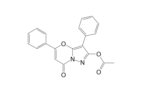 2-ACETOXY-3,5-DIPHENYL-7H-PYRAZOLO-[5,1-B]-[1,3]-OXAZIN-7-ONE