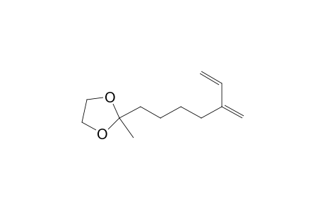 2-[4-(2-Methyl-1,3-dioxolan-2-yl)butyl]buta-1,3-diene