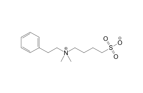 4-[Dimethyl(2-phenylethyl)ammonio]-1-butanesulfonate