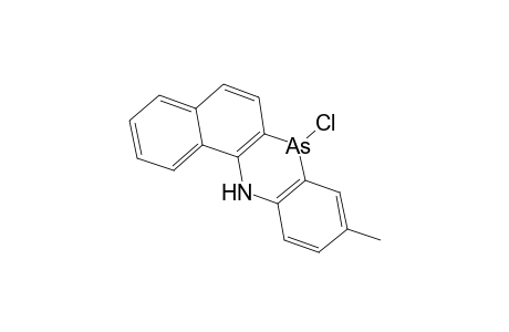 Benzo[c]phenarsazine, 7-chloro-7,12-dihydro-9-methyl-